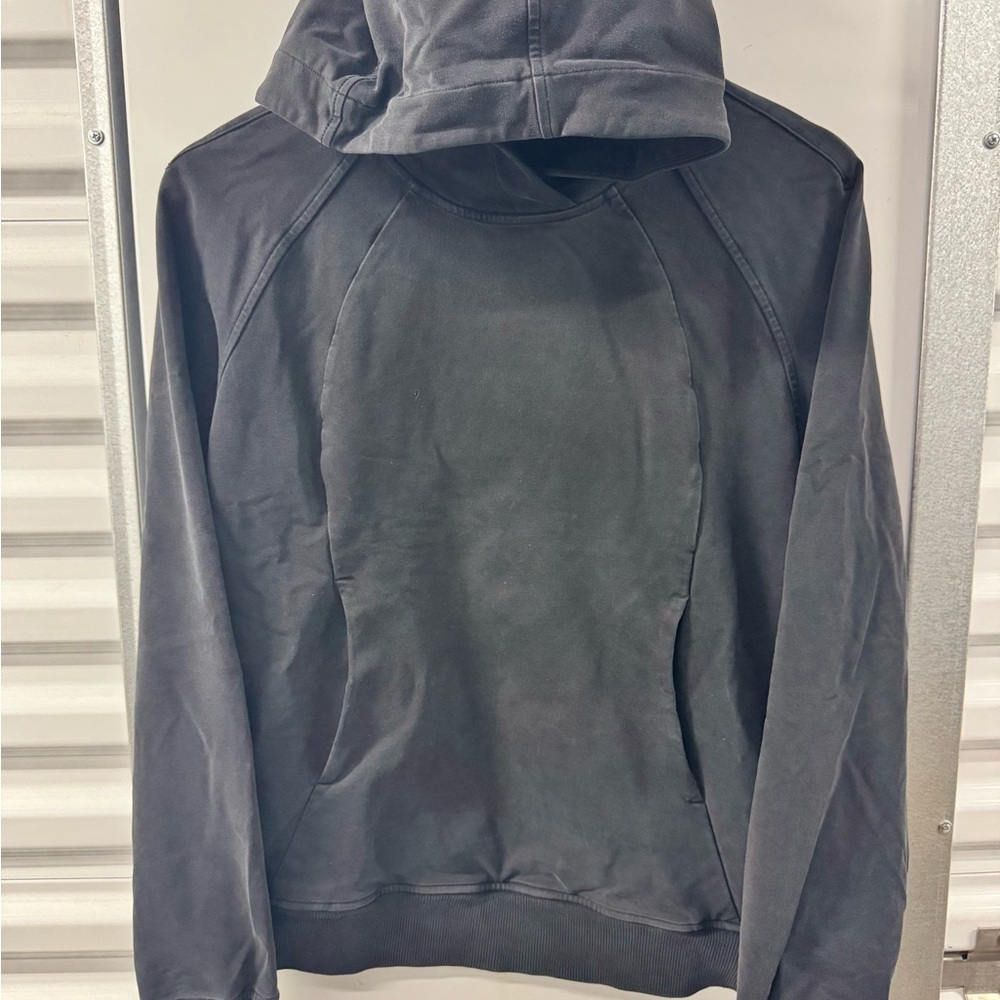 Lululemon Scuba Pullover Hoodie Black‎ Athletic Runner Womens S/M Yoga Gym Run - Picture 11 of 11